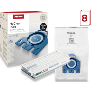 Gn XL Allergy Saci Aspirator 8 buc cu 1 buc Hepa AirClean filter