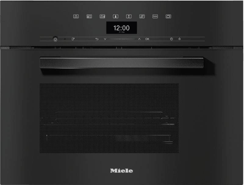 Miele - DG 7440 Negru obsidian – Cuptor cu aburi încorporat - 1