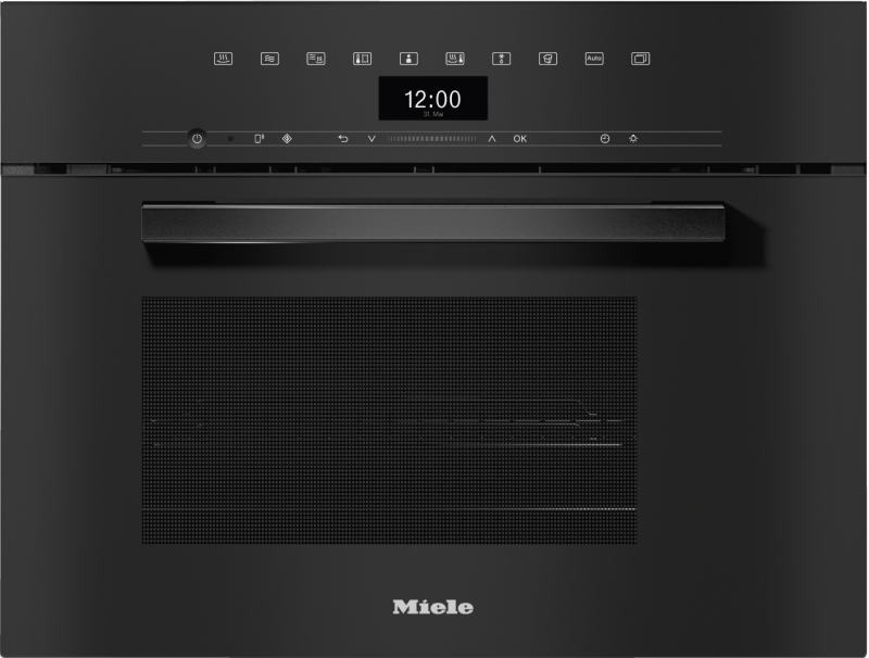 Miele - DGM 7440 Negru obsidian – Cuptor cu aburi și microunde - 1