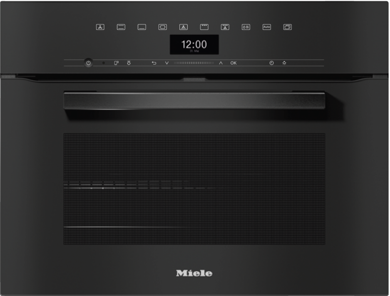 Miele - H 7440 B Negru obsidian – Cuptor compact - 1