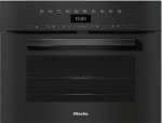 Miele - H 7440 BM Negru obsidian – Cuptor combi cu microunde compact - 1
