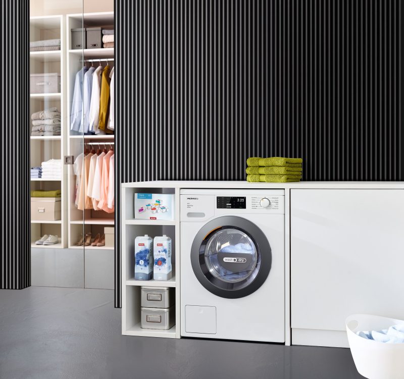 Miele - WTD160 WCS 8/5 kg Alb lotus – Mașini de spălat cu uscător - 4