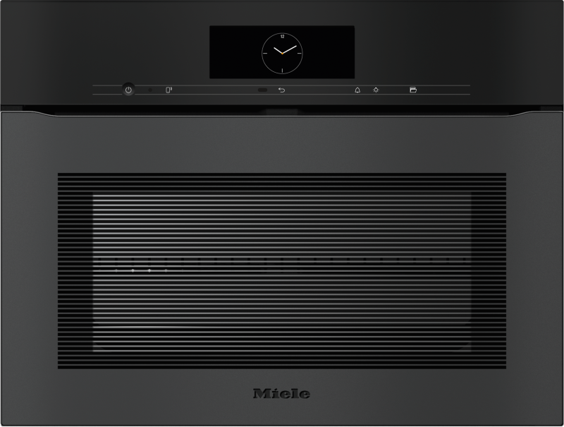 Miele - H 7840 BPX Negru obsidian mat – Cuptor cu mâner compact - 1