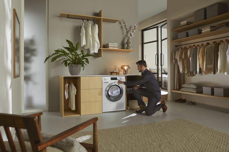 Miele - TEL695WP EcoSpeed&Steam&9kg Alb lotus – Uscătoare - 5