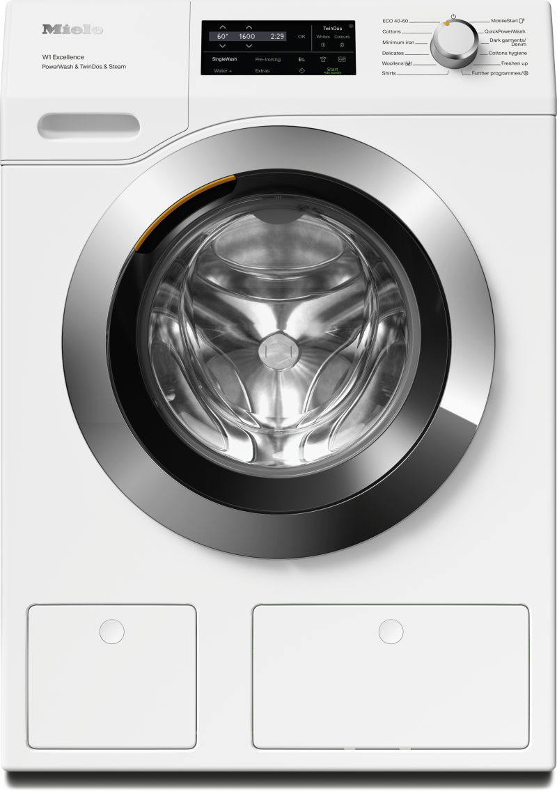 Miele - WEI895 WCS PWash&TDos&Steam Alb lotus – Mașini de spălat - 1
