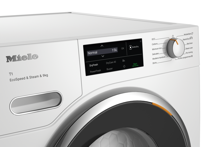 Miele - TWL680WP EcoSpeed&Steam&9kg Alb lotus – Uscătoare - 3