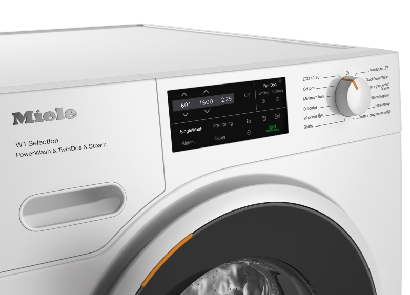 Miele - WSI883 WCS PWash&TDos&Steam Alb lotus – Mașini de spălat - 3
