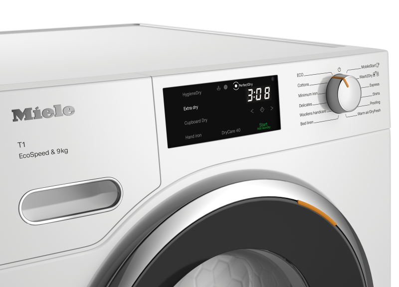 Miele - TWH780WP EcoSpeed&9kg Alb lotus – Uscătoare - 4