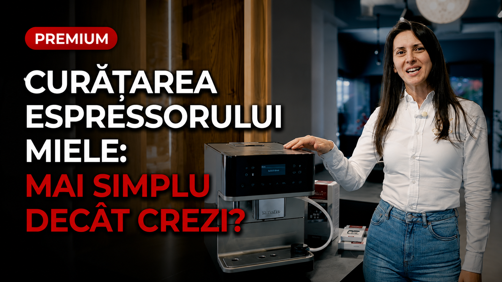 Curățarea unui espressor Miele este mai simplă decât crezi